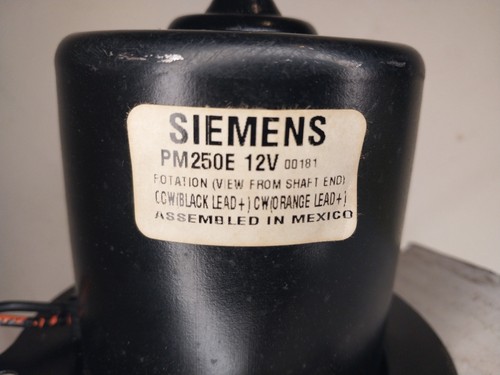 Siemens pm250e radiator fan - siemens,